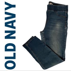 Old Navy Rockstar Pull On Jeggings Medium Wash Size 14 Short